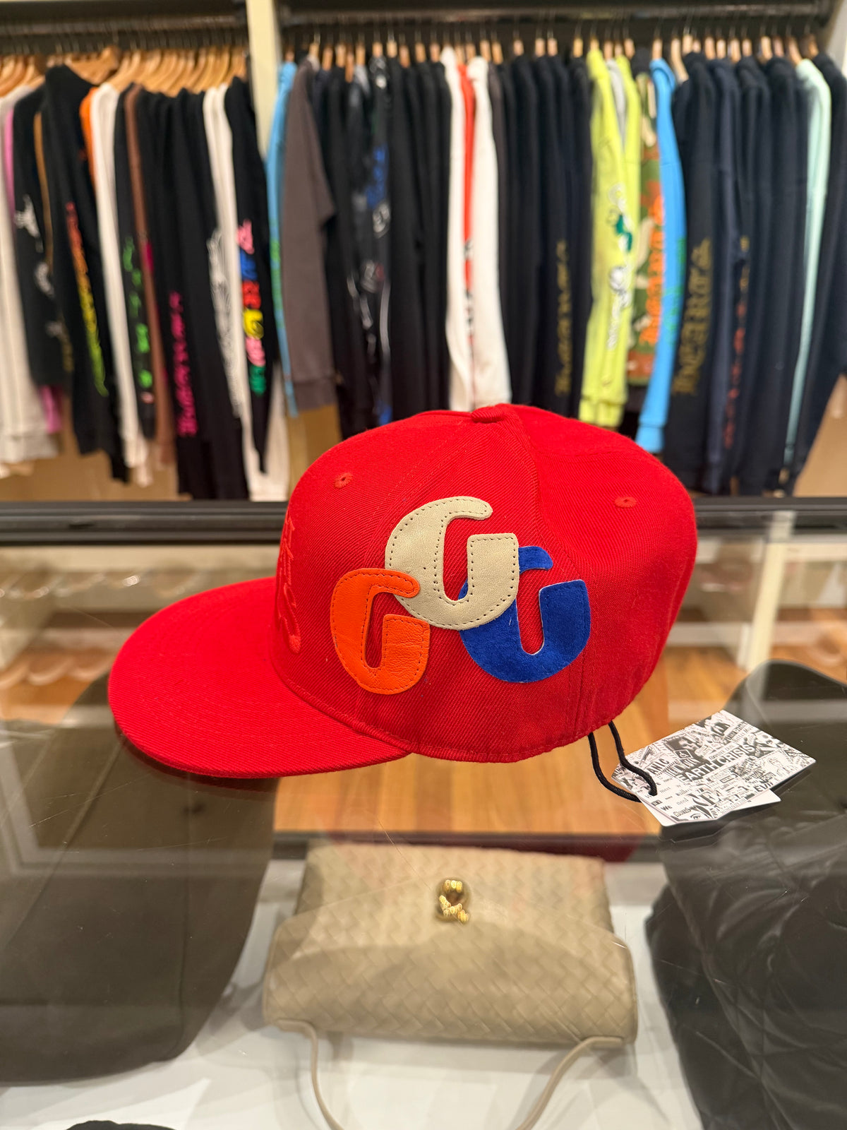 Gallery Dept Leather G Patch Hat - Red