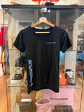 Chrome Hearts Script Logo Tee - Black/Baby Blue