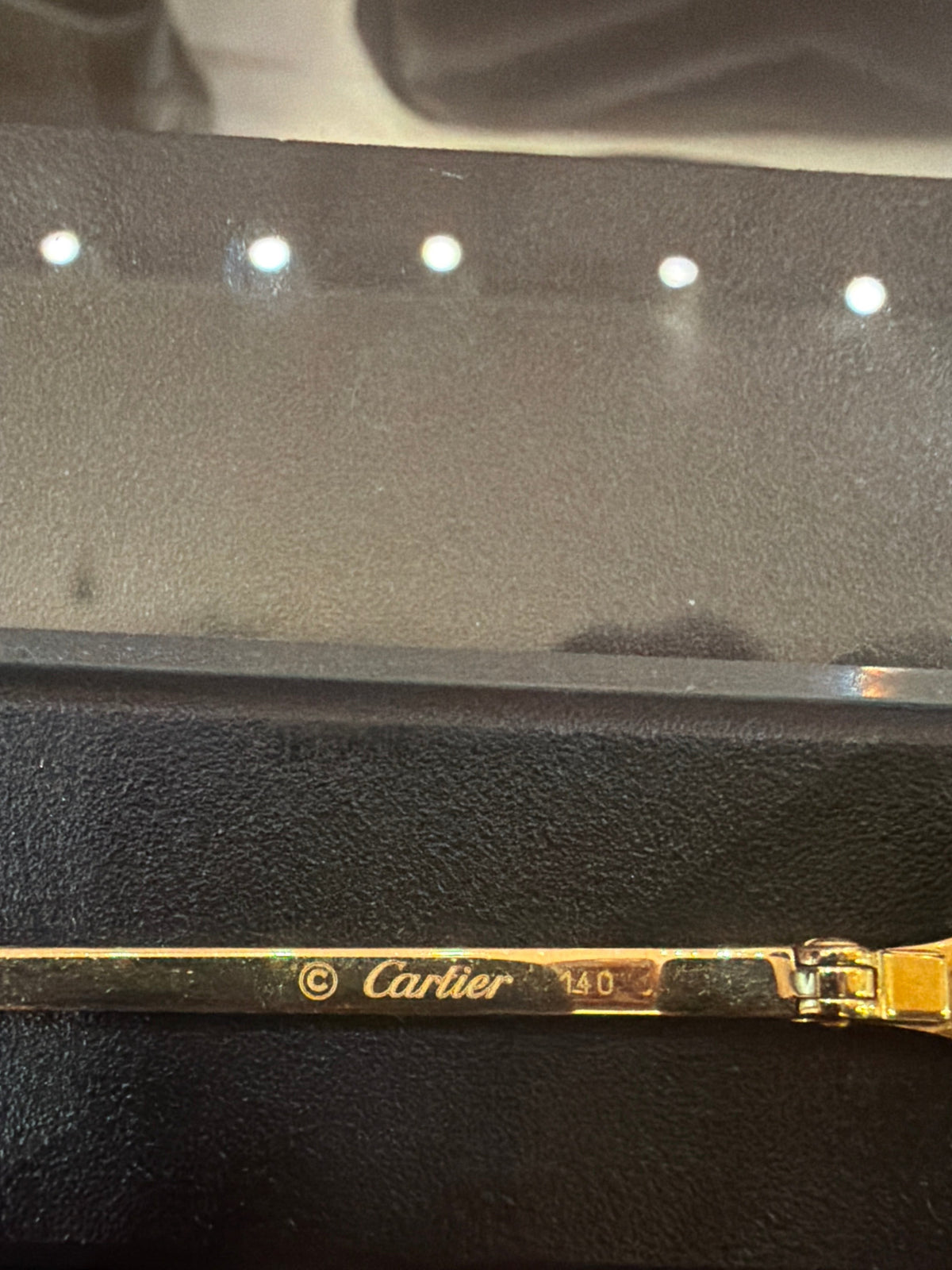 Cartier C Frames - Gold With Yellow Tinted Lenses