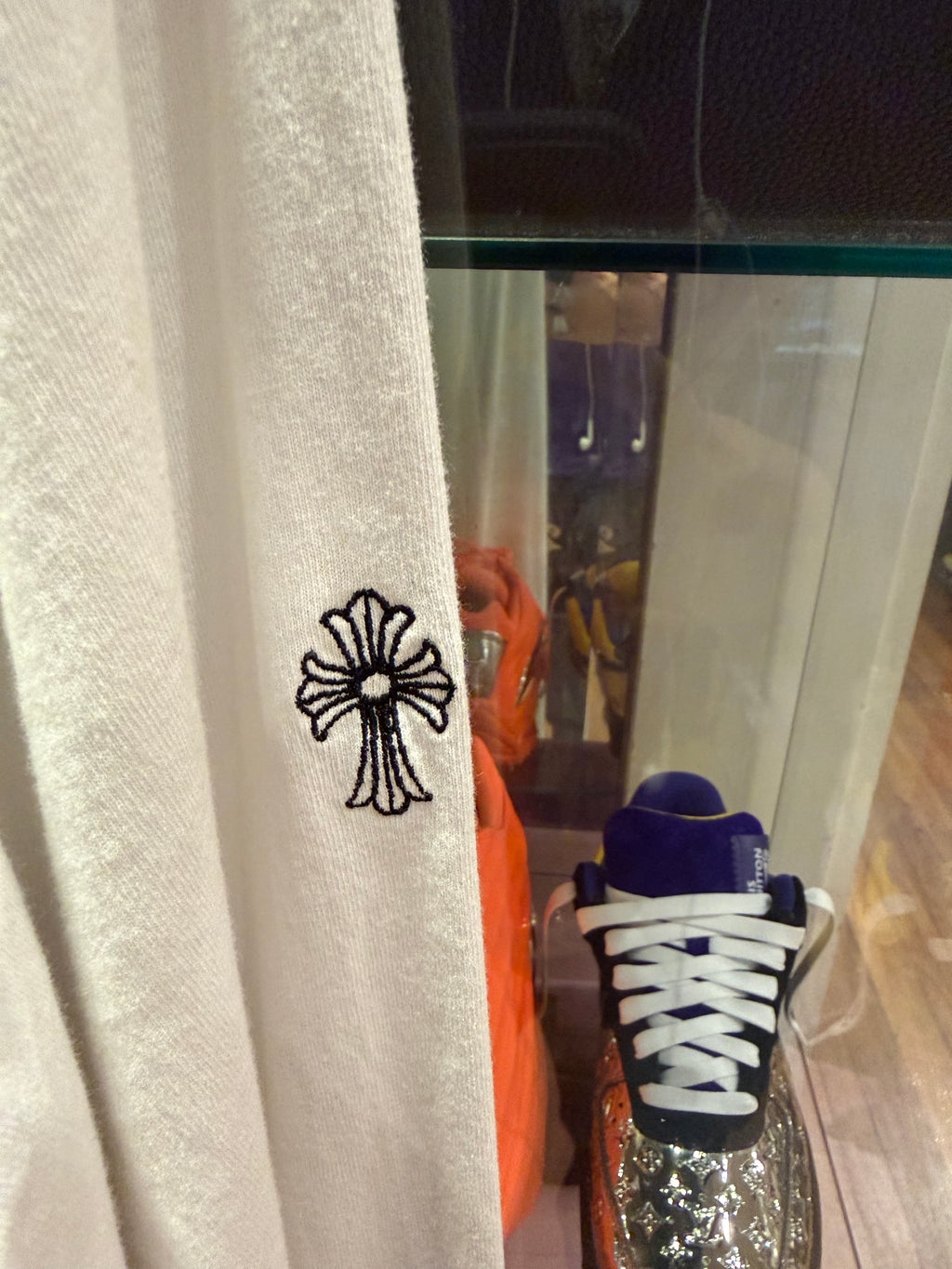 Chrome Hearts Y Not Embroidered LS Shirt - White