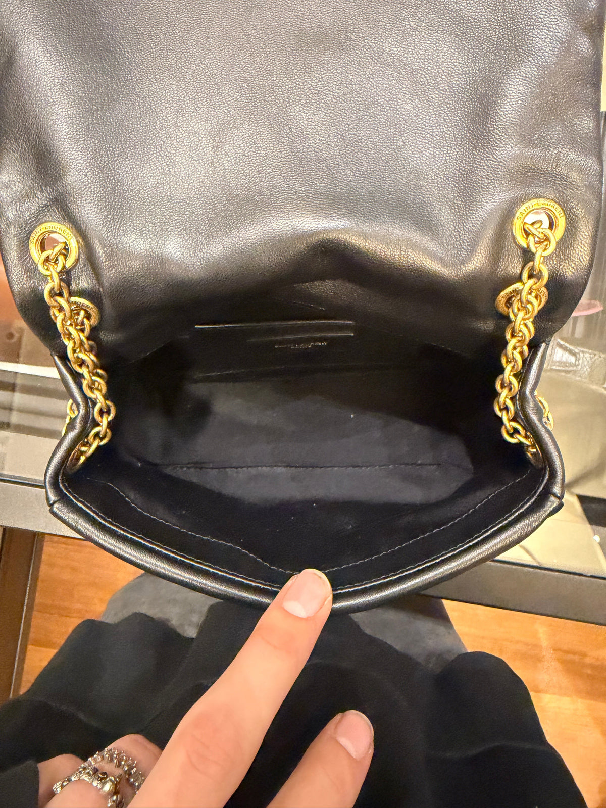 Saint Laurent Jamie 4.3 Mini Patchwork Leather Shoulder Bag