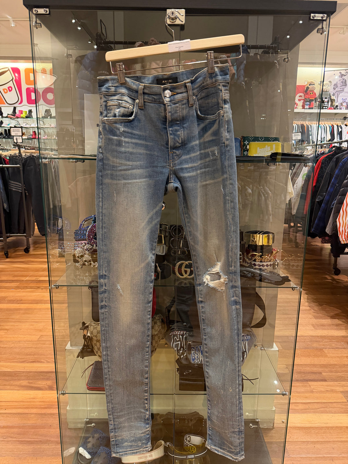 Amiri Distressed Skinny Jeans
