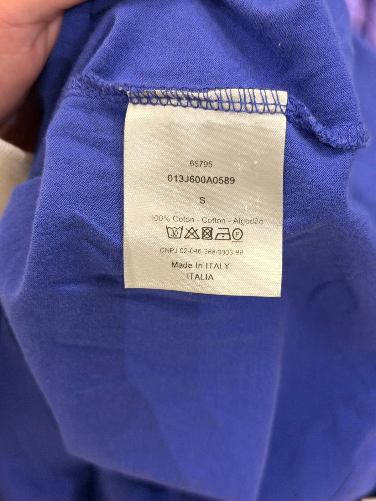 Dior CD Icon Tonal Tee - Purple