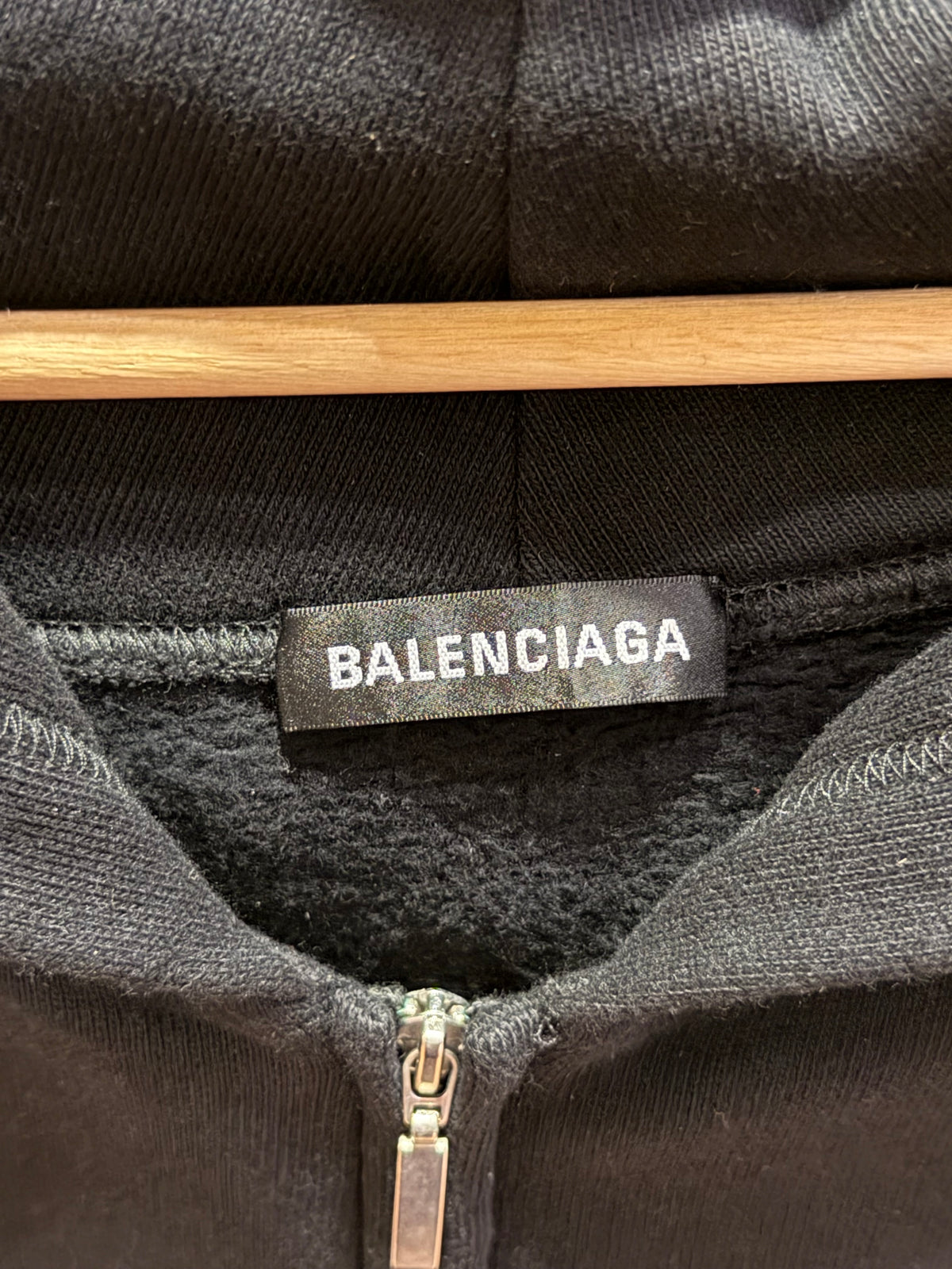 Balenciaga Speedrunners Zip Up Hoodie - Black