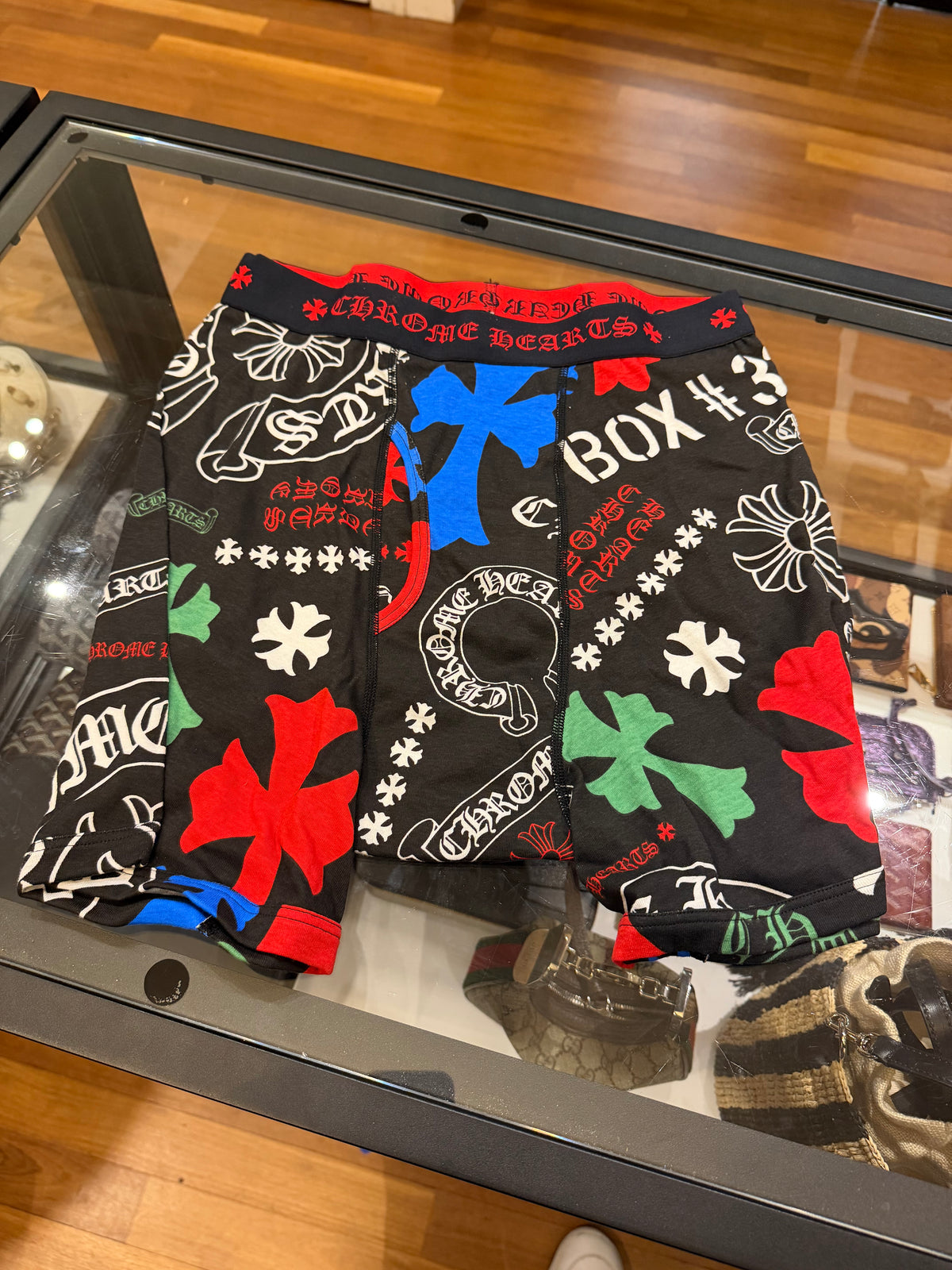 Chrome Hearts Multicolor Cross Boxer Briefs - Black
