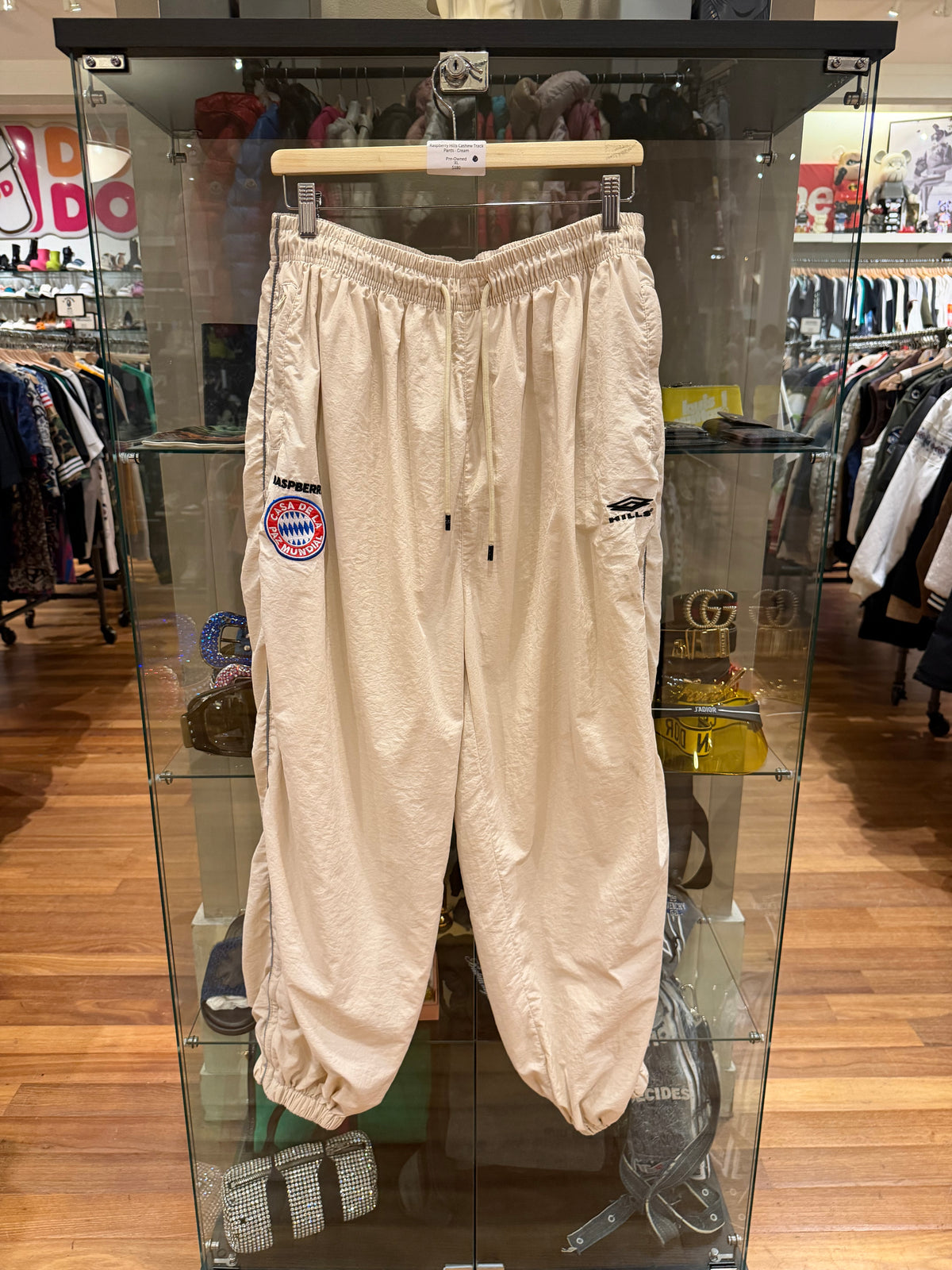 Rasberry Hills Cashew Track Pants - Cream