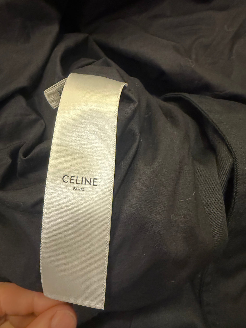 Celine Hooded Long Parka Jacket