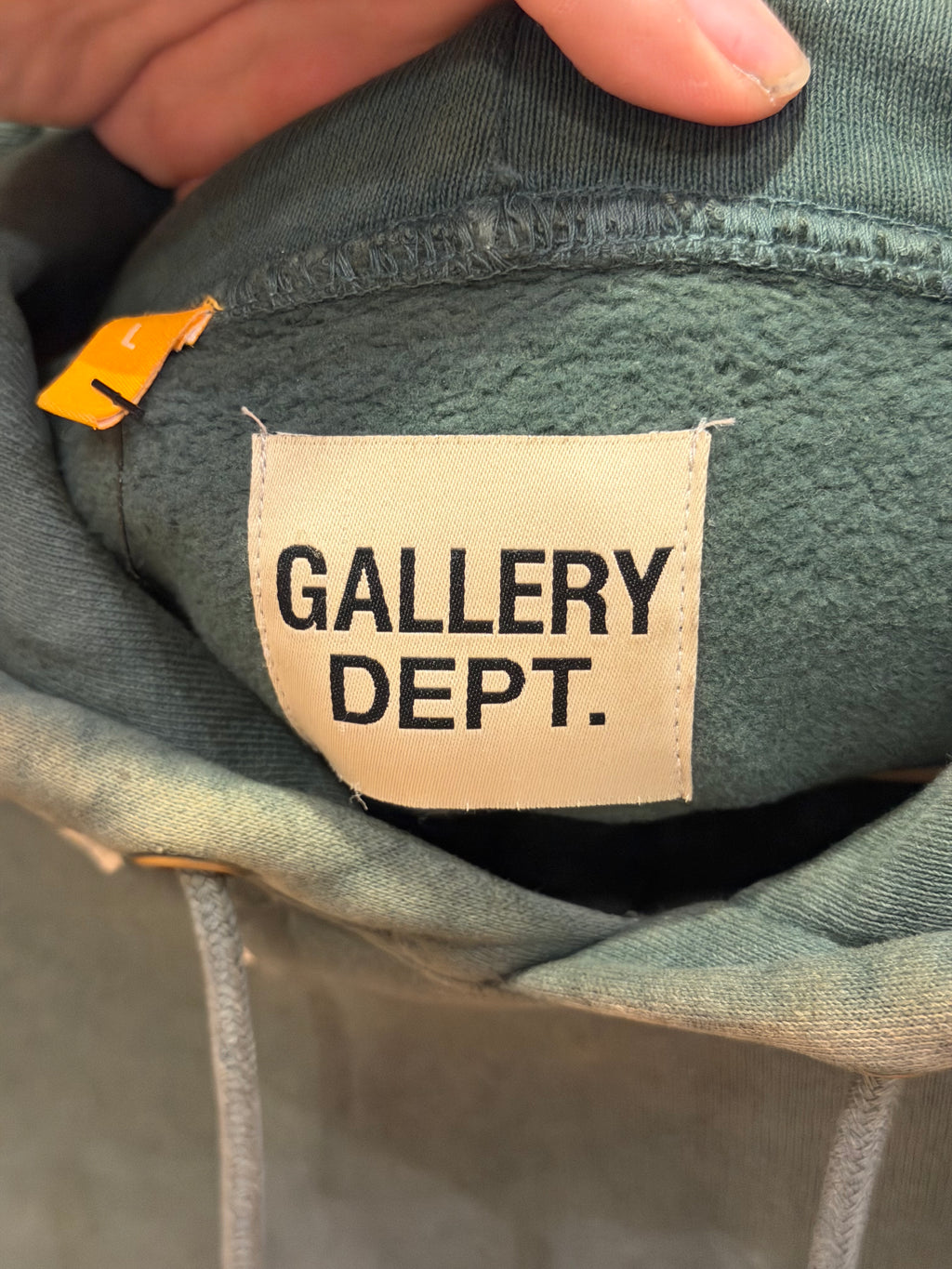 Gallery Dept. Center Logo Hoodie - Green