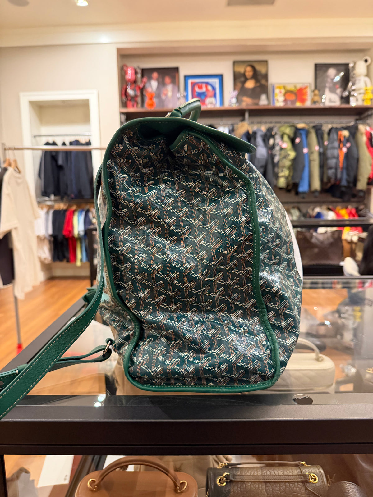 Goyard Goyardine Saint Leger Backpack - Green