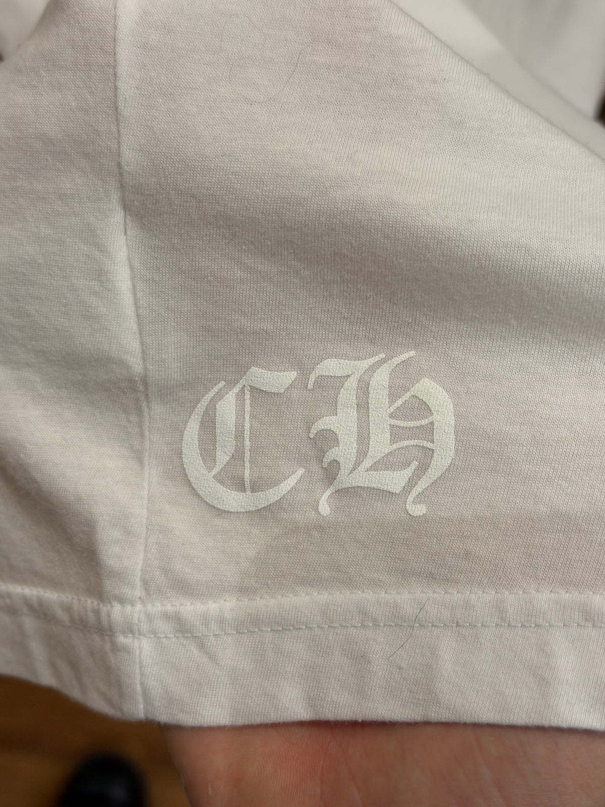Chrome Hearts Horseshoe Logo Pocket Tee - White