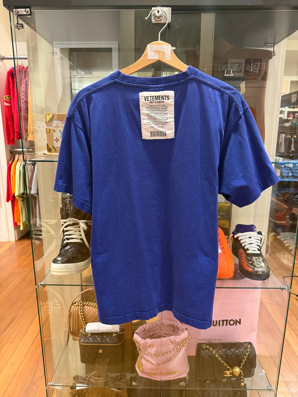 Vetements Logo Tee - Purple