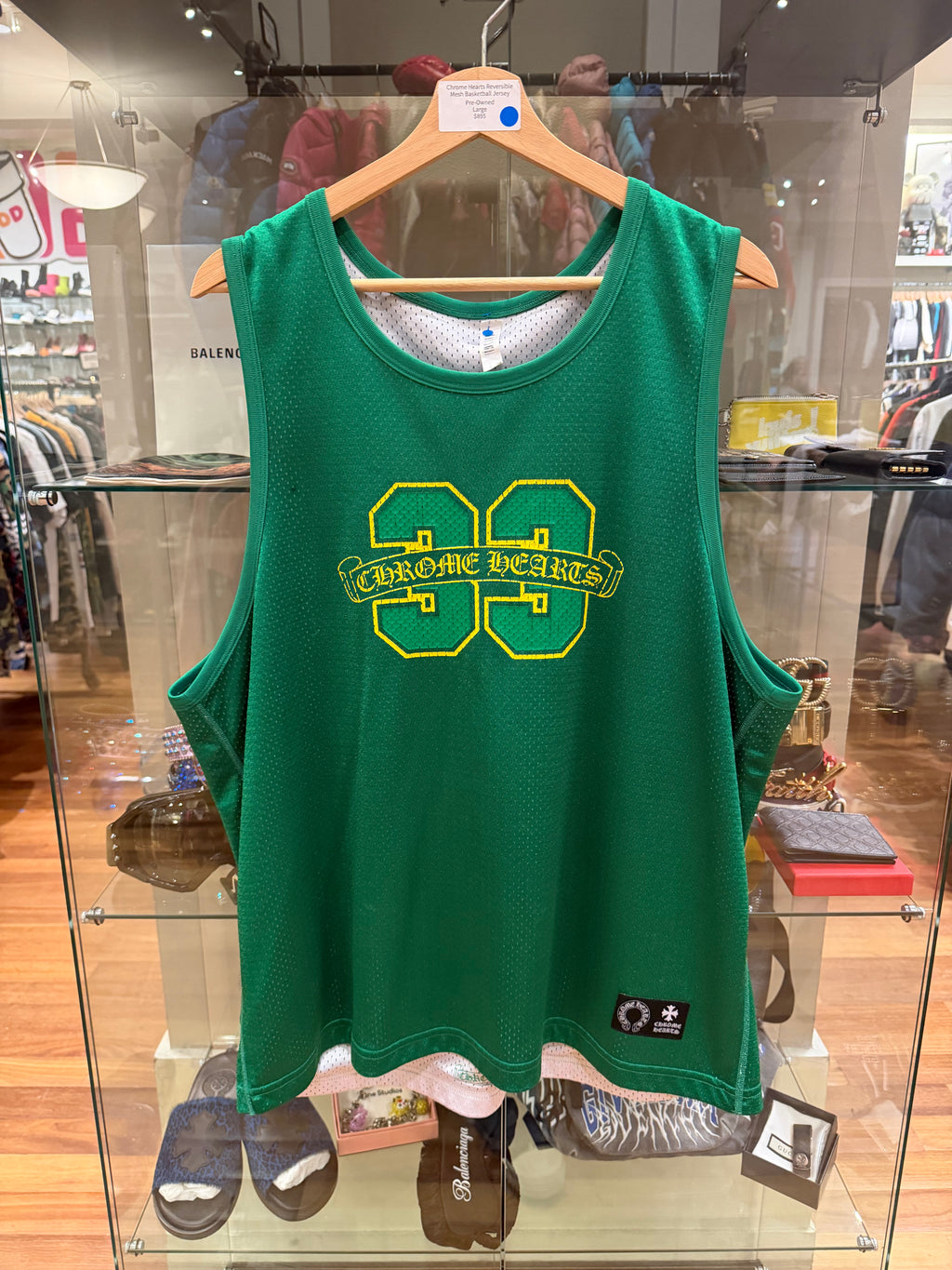 Chrome Hearts Reversible Mesh Basketball Jersey