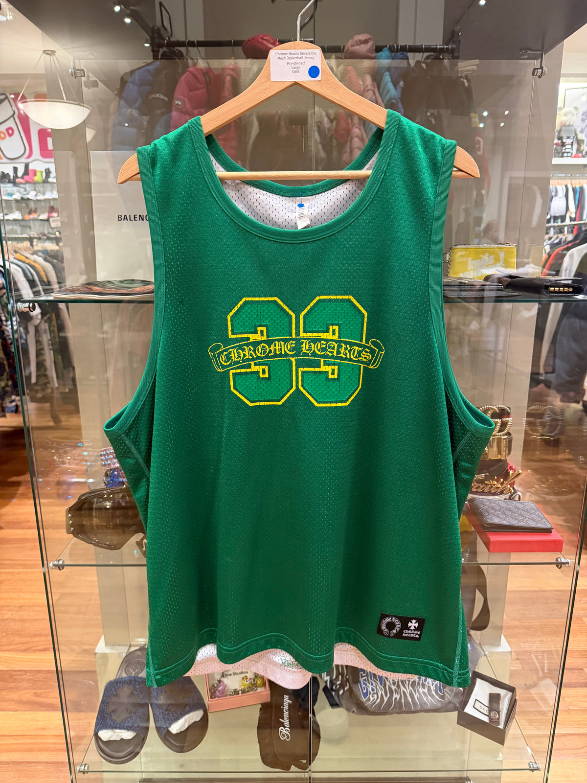 Chrome Hearts Reversible Mesh Basketball Jersey