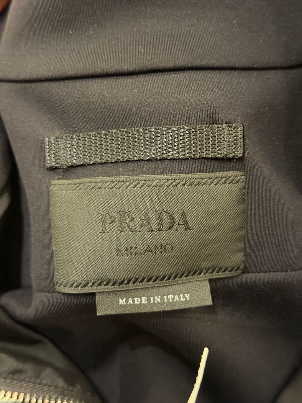 Prada Sweatshirt With Re-Nylon Details