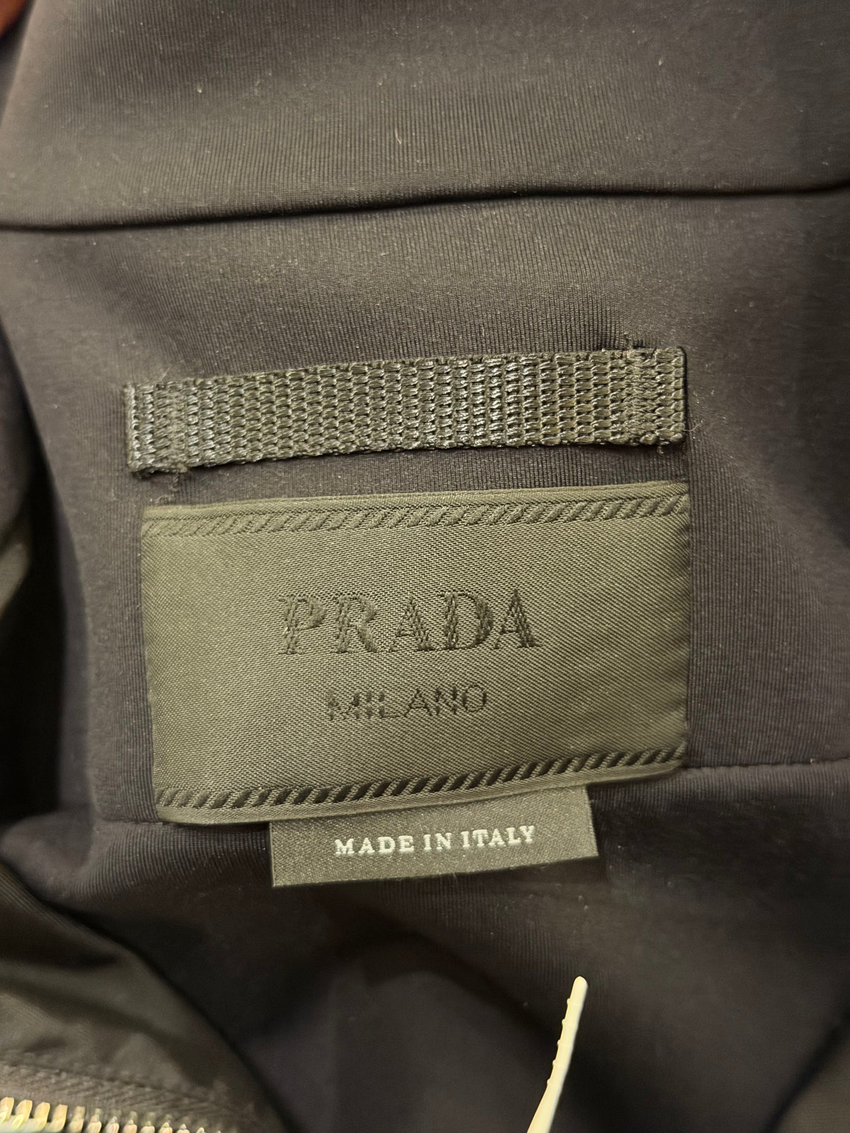 Prada Sweatshirt With Re-Nylon Details