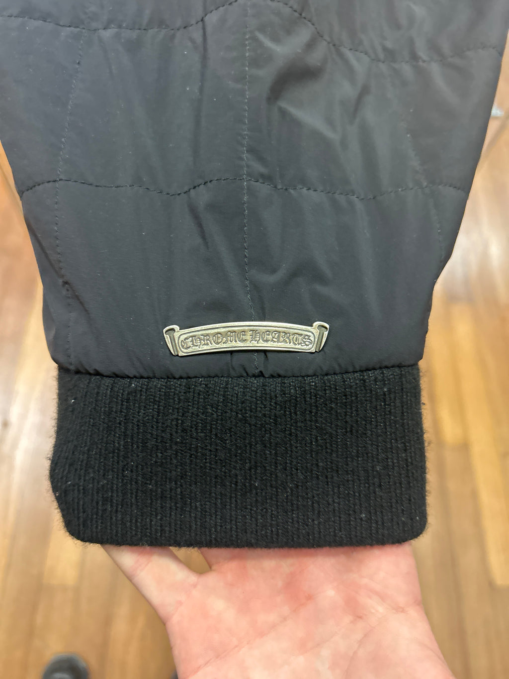 Chrome Hearts Quilted Cross Patch Jacket