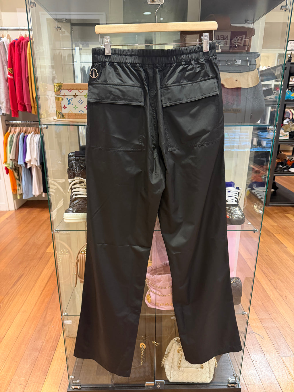 Moncler x Rick Owens Straight Leg Taffeta Pants