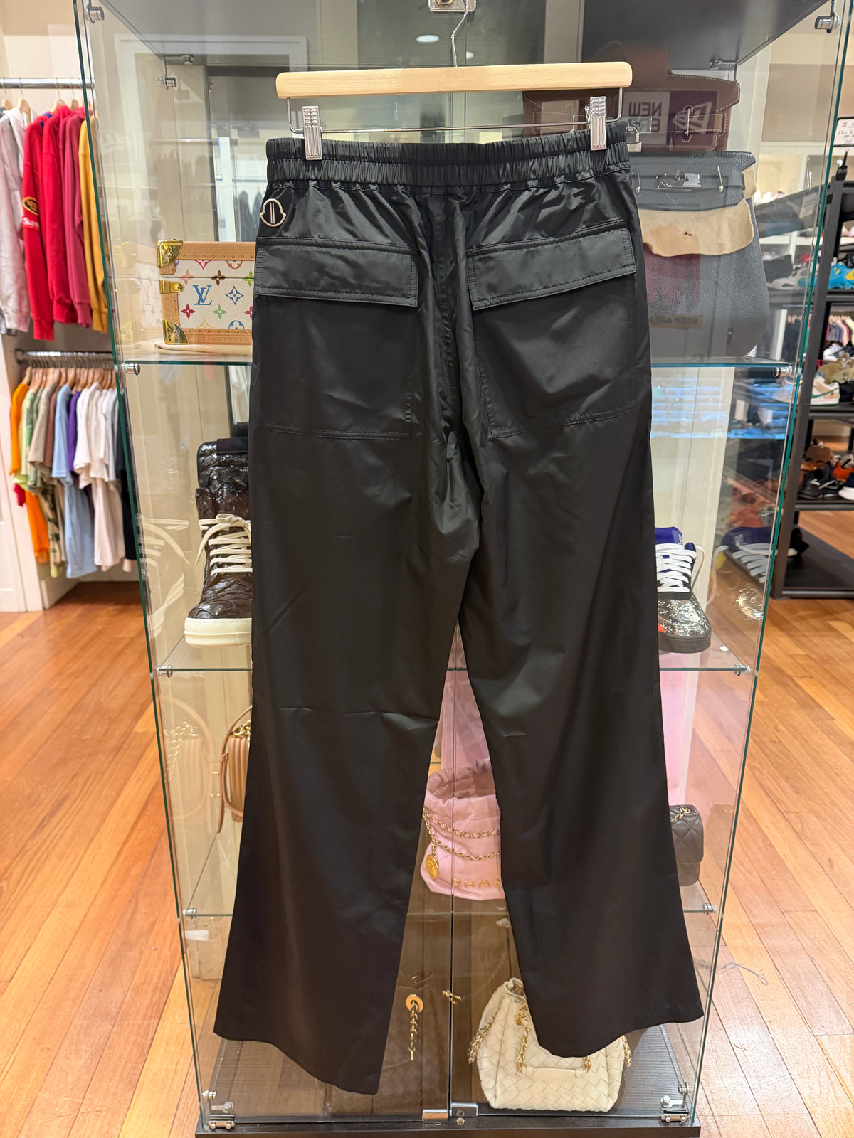 Moncler x Rick Owens Straight Leg Taffeta Pants