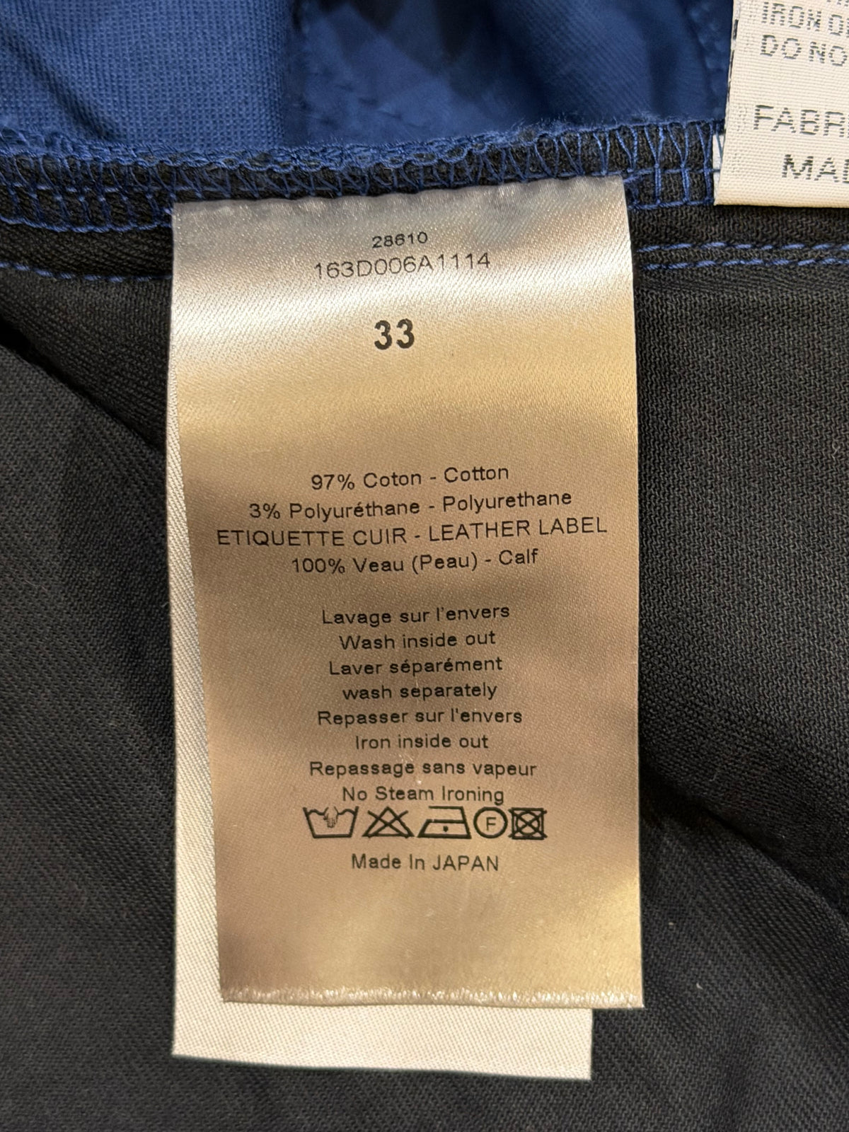 Dior Homme AW11 Stretch ‘Super Slender’ Pants - Navy