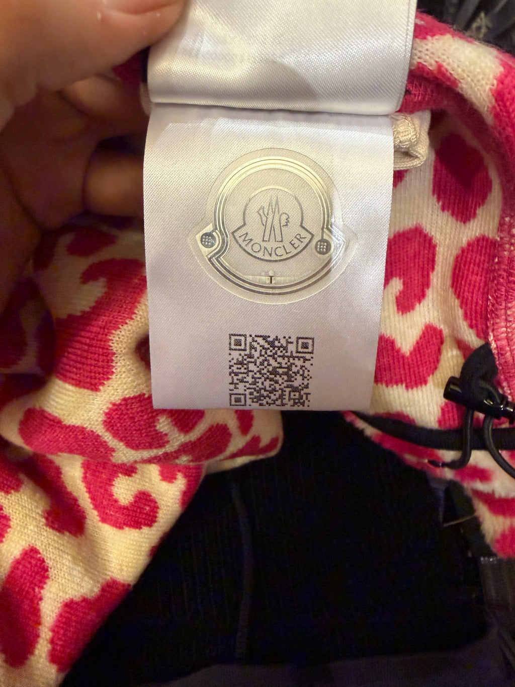 Moncler 1 Genius x JW Anderson Leopard Print Teddy Patch Fleece