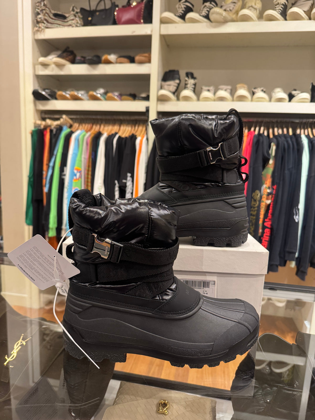Moncler Summus Belt Boot - Black