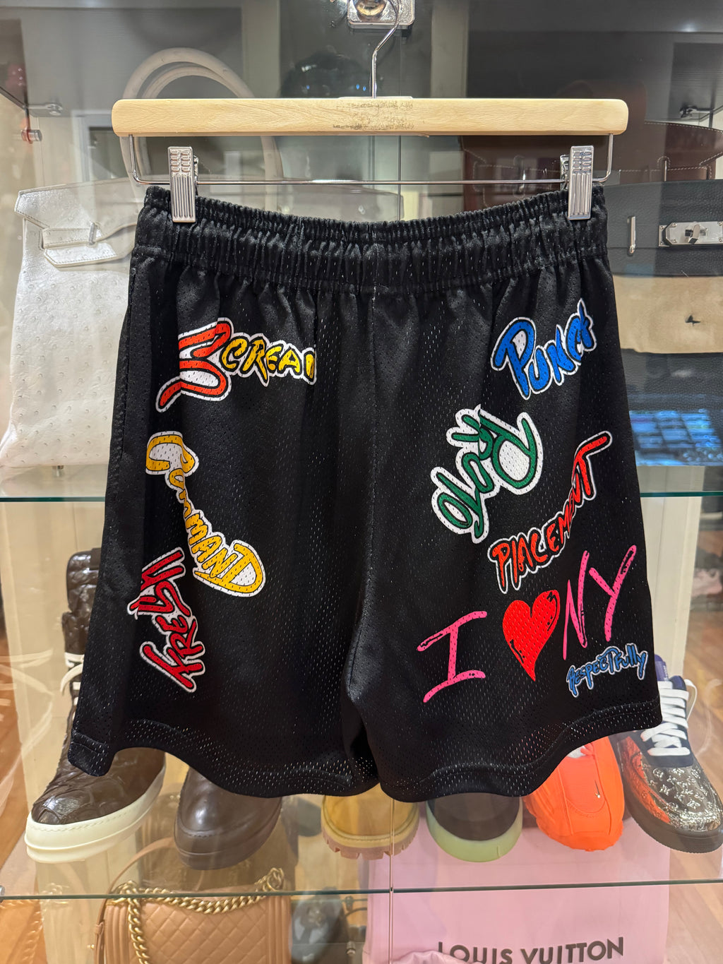 Eric Emmanuel x Matty Boy Mesh Shorts - Black Multi