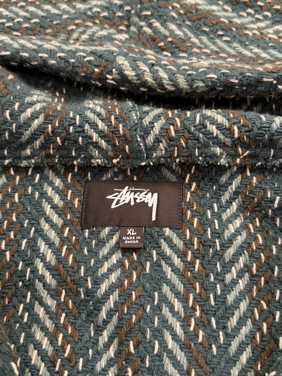 Stussy x Union Angel Knit
Poncho Zip Up - Green