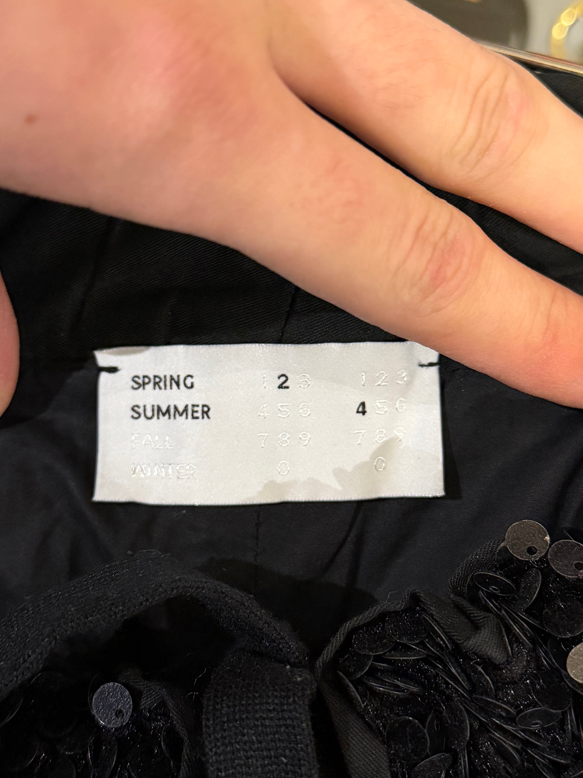 4SDESIGNS Sequin Shorts - Black