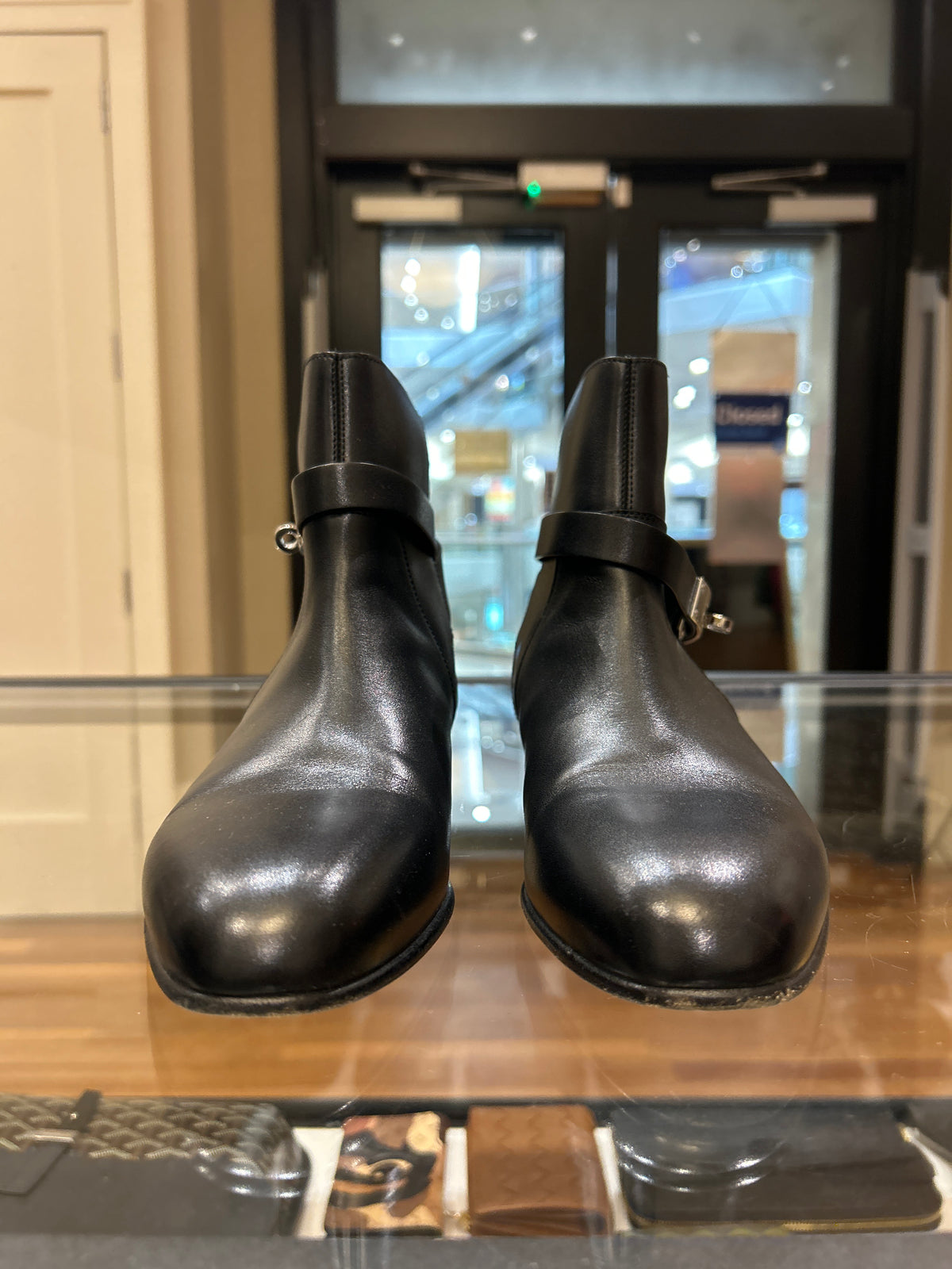 Hermes Neo Ankle Boot - Black Leather