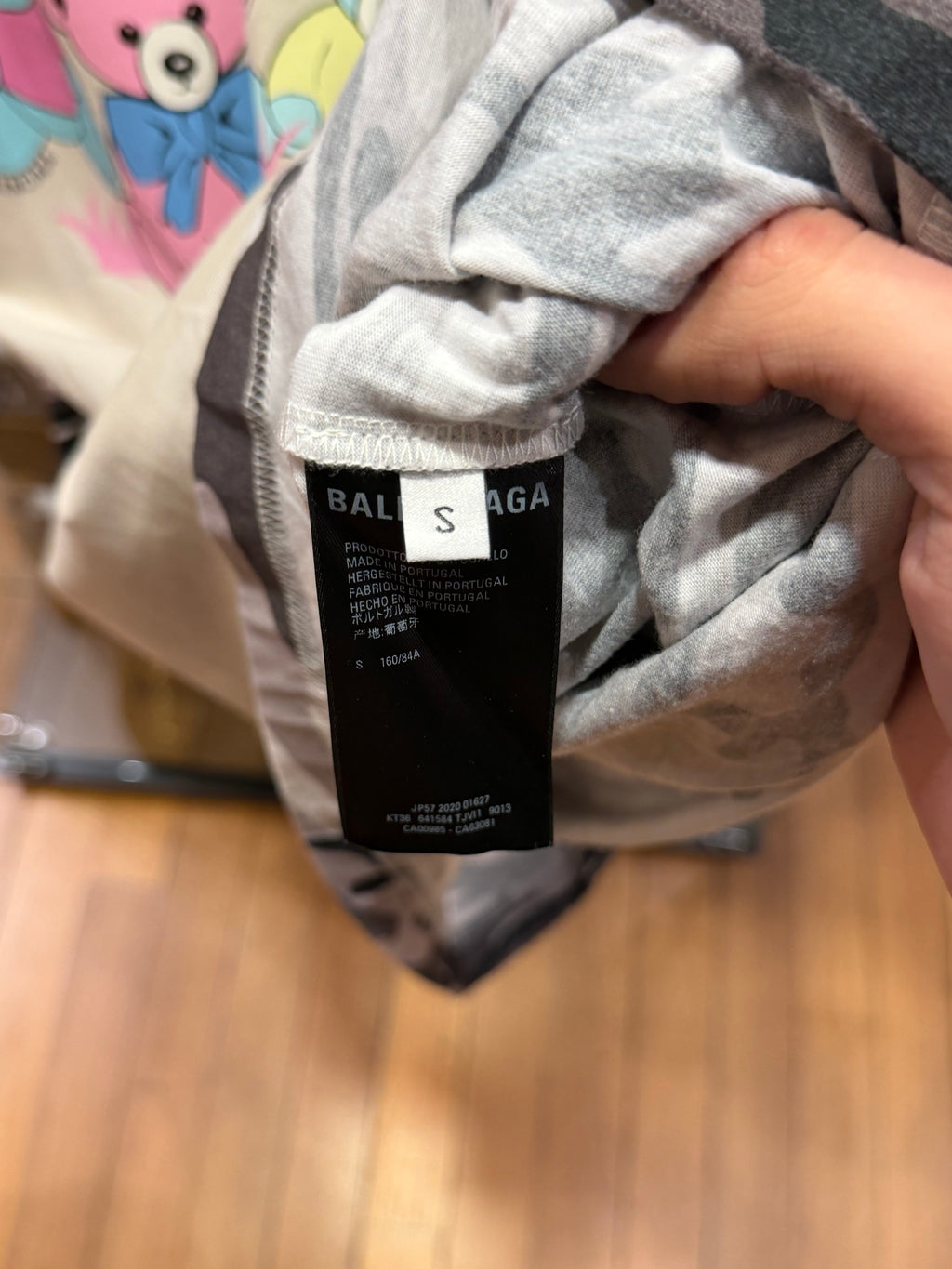 Balenciaga Dream Bear Camouflage Layered Tee