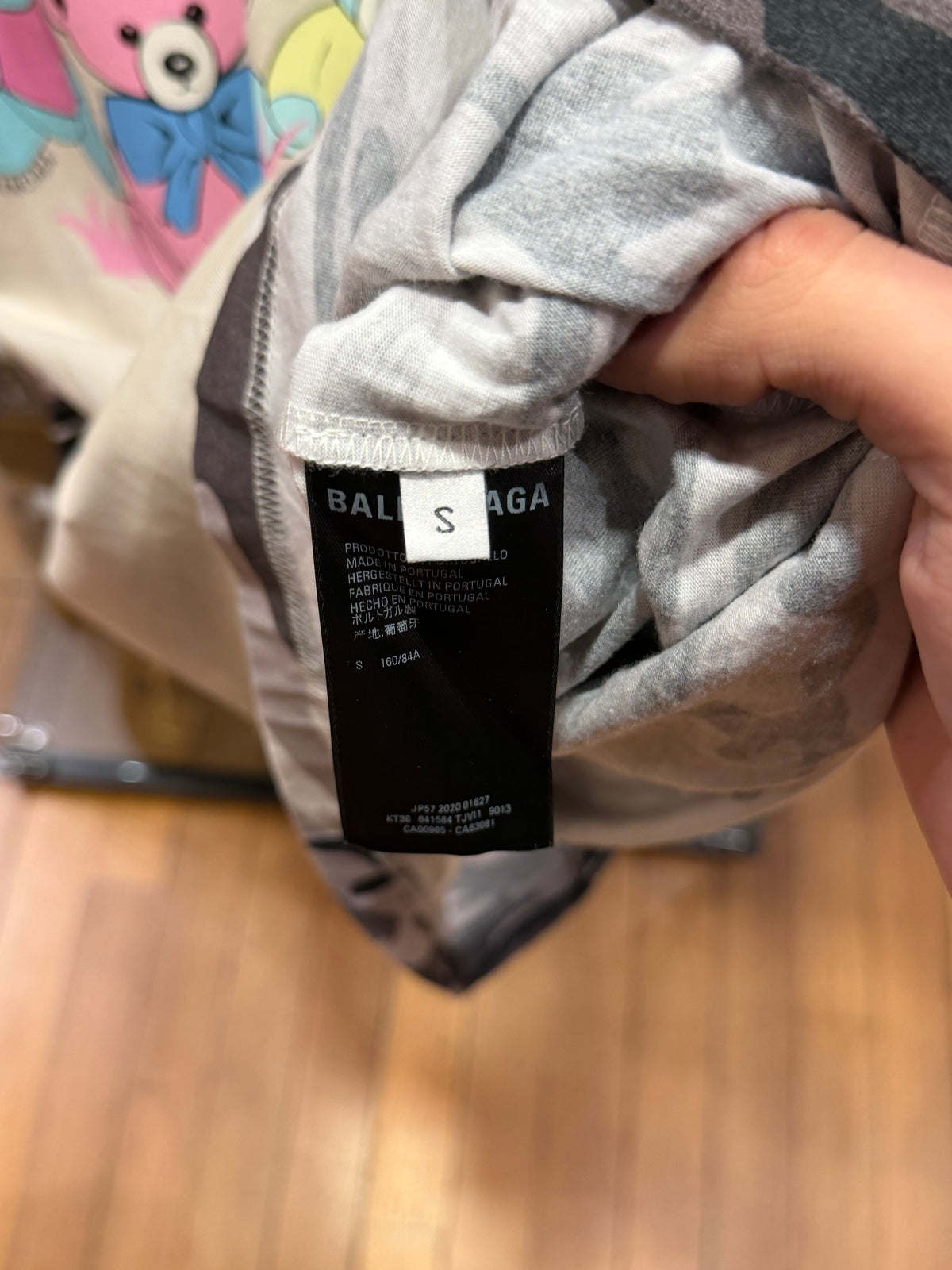Balenciaga Dream Bear Camouflage Layered Tee