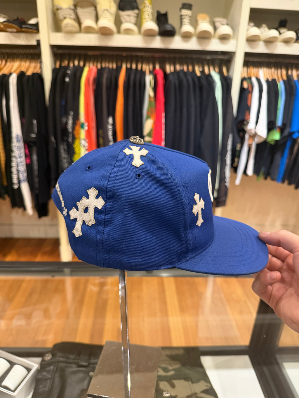 Chrome Hearts CH Multi Cross Hat - Blue
