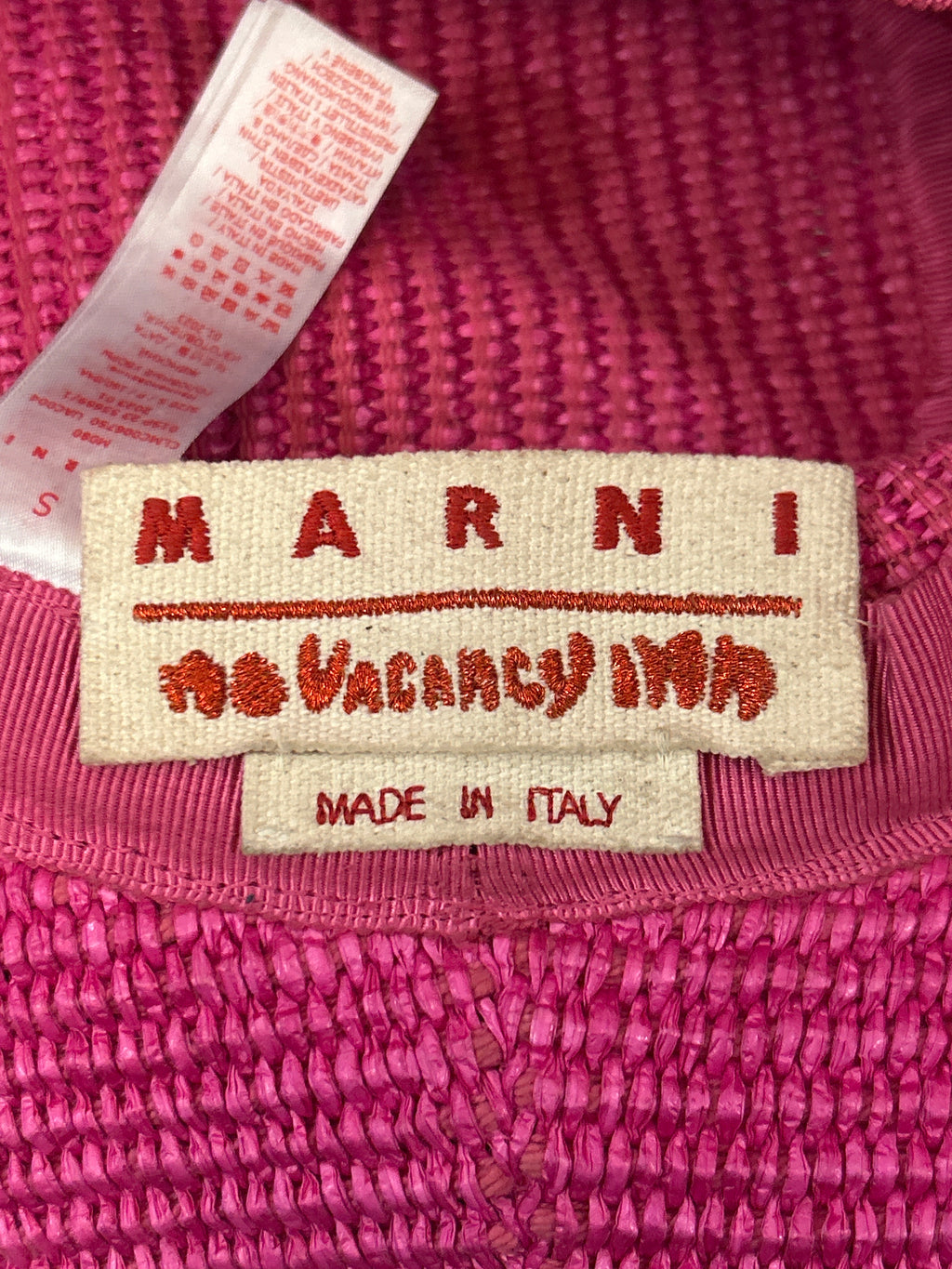 Marni 'No Vacancy' Bucket Hat - Pink