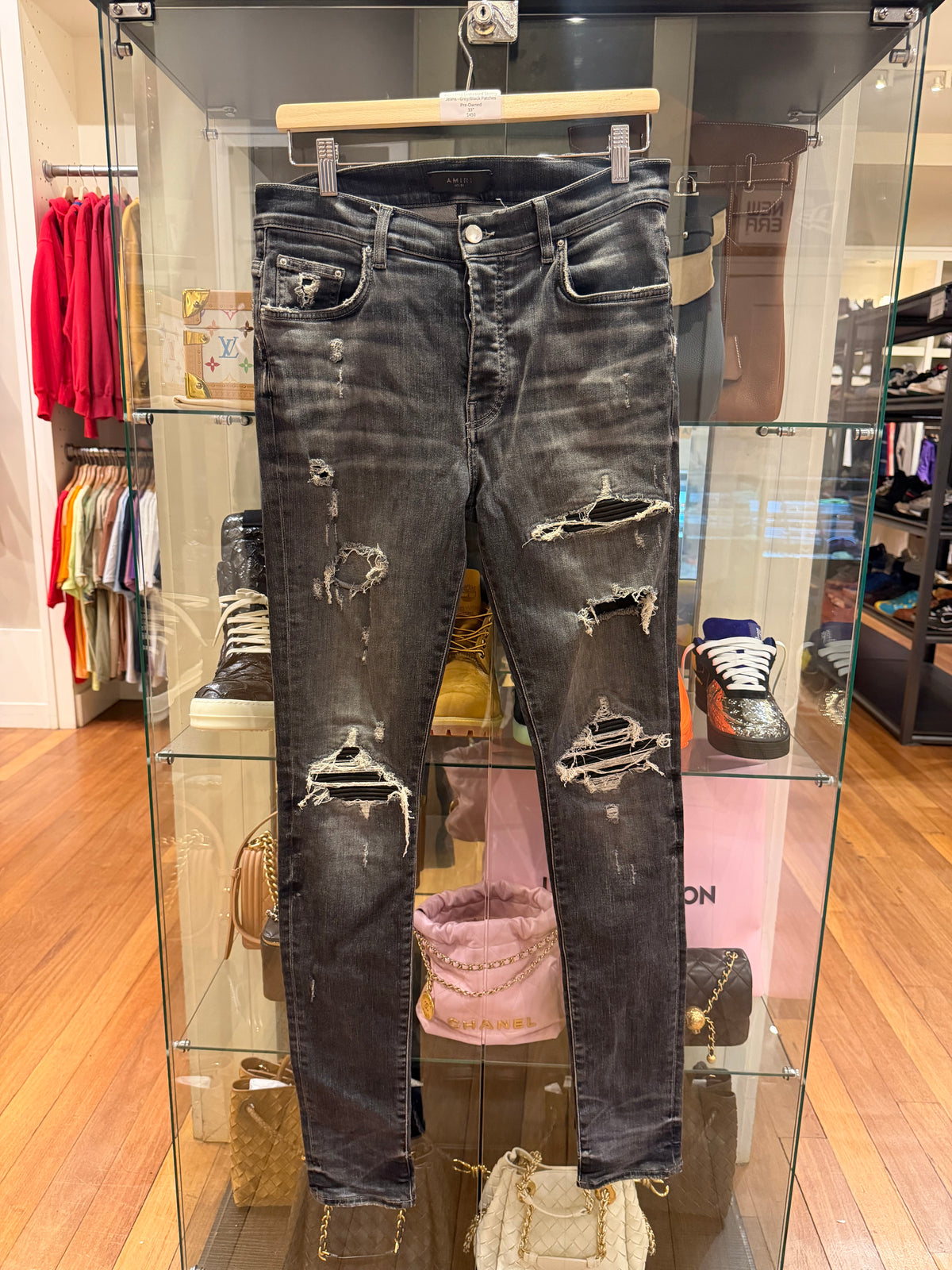 Amiri MX1 Distressed Skinny Jeans