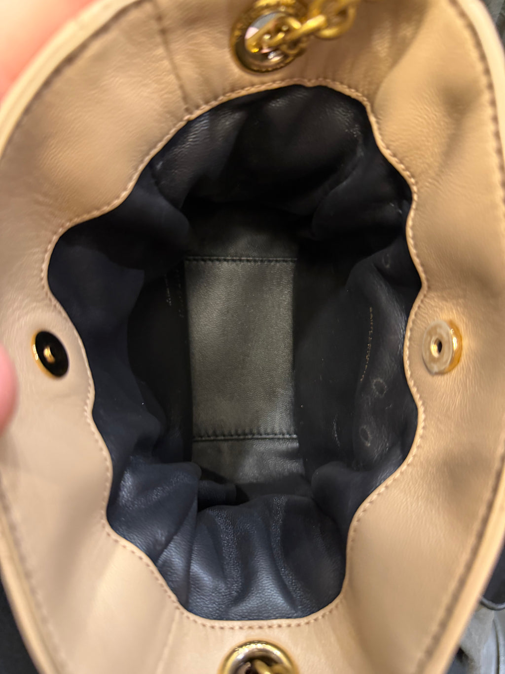 Saint Laurent Mini Jamie Leather Shoulder Bag