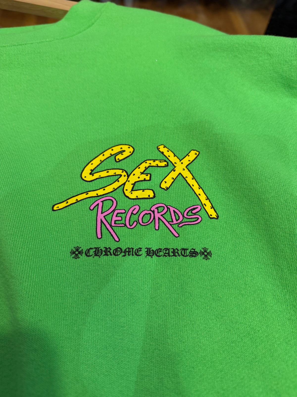 Chrome Hearts Matty Boy Sex Record Crewneck - Green