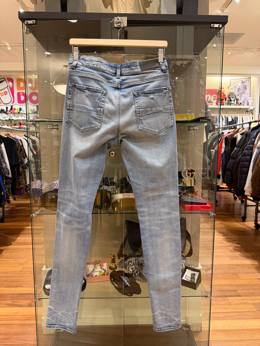 Amiri Varsity A Patch Denim Jeans