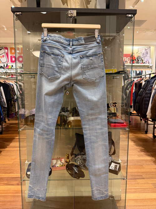 Amiri Varsity A Patch Denim Jeans