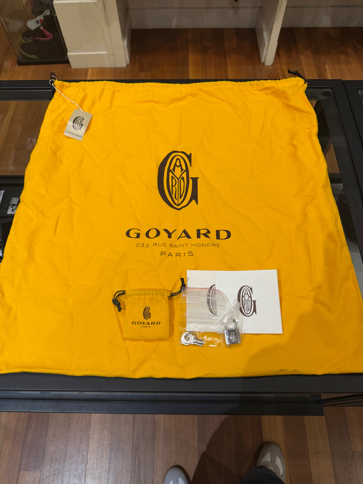 Goyard Croisiere 40 Crossbody Navy Duffle Bag