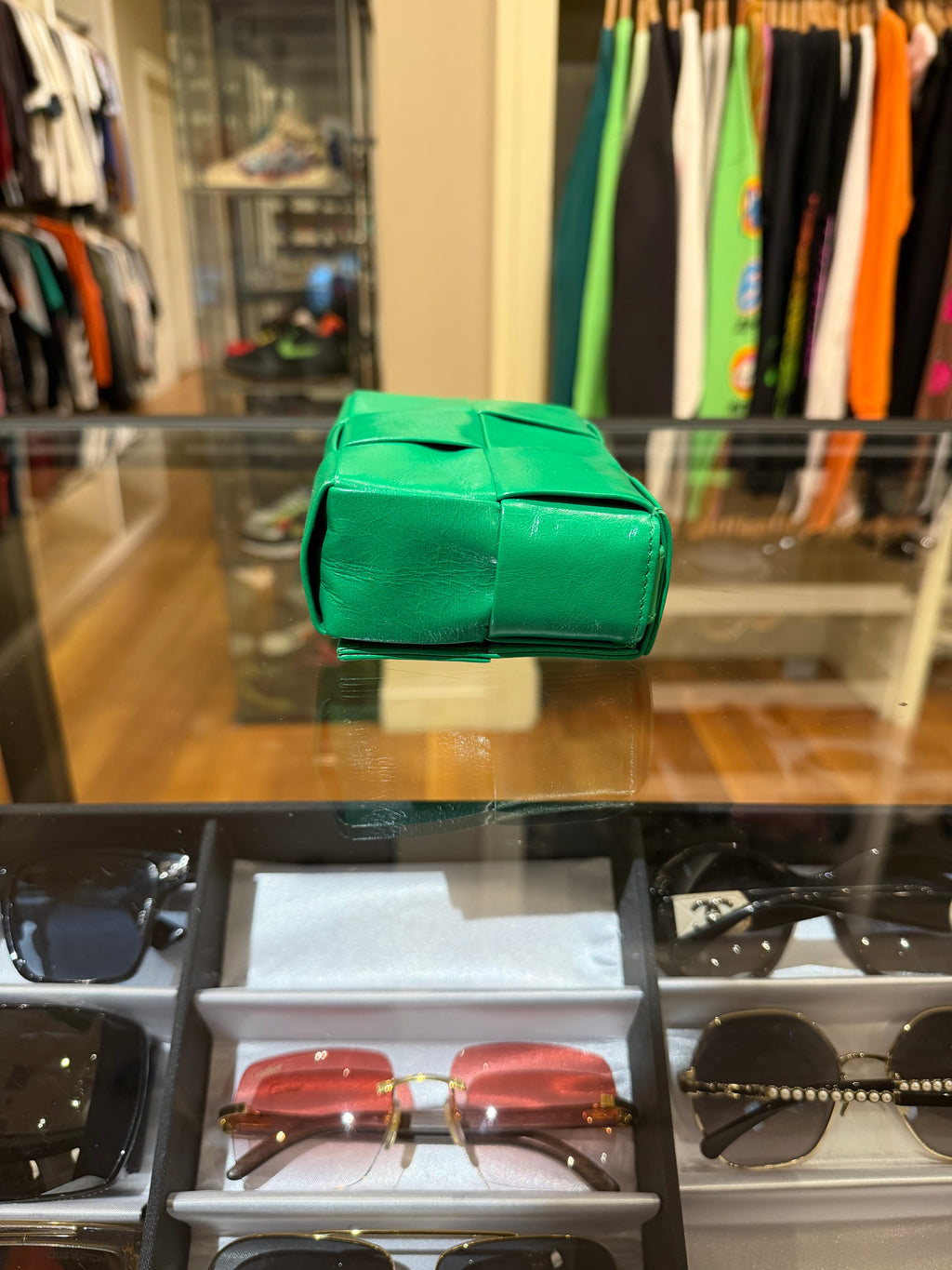 Bottega Veneta Candy Cassette Crossbody Bag Mini Intreccio