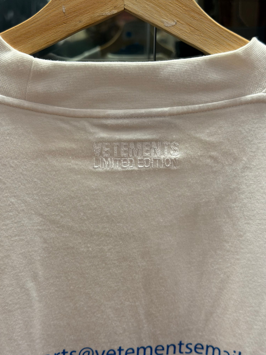 Vetements Single and Ready to Mingle Tee - White