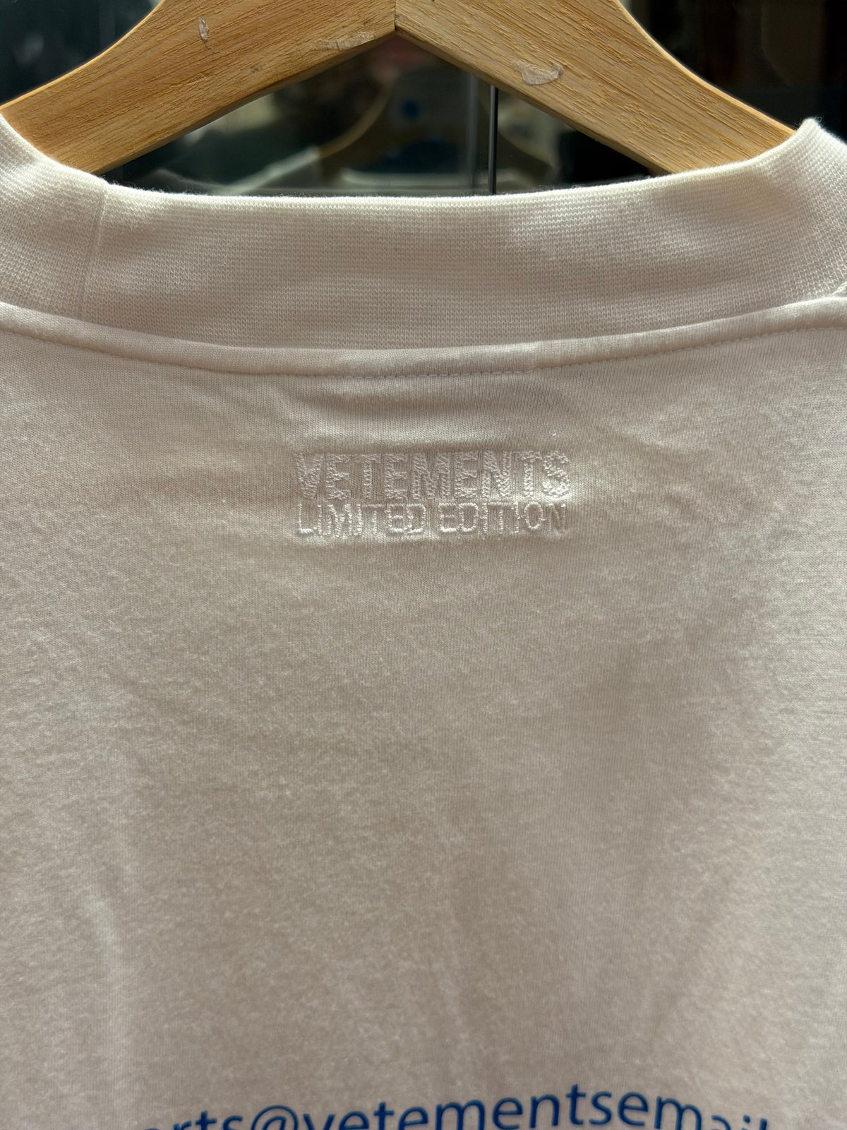 Vetements Single and Ready to Mingle Tee - White