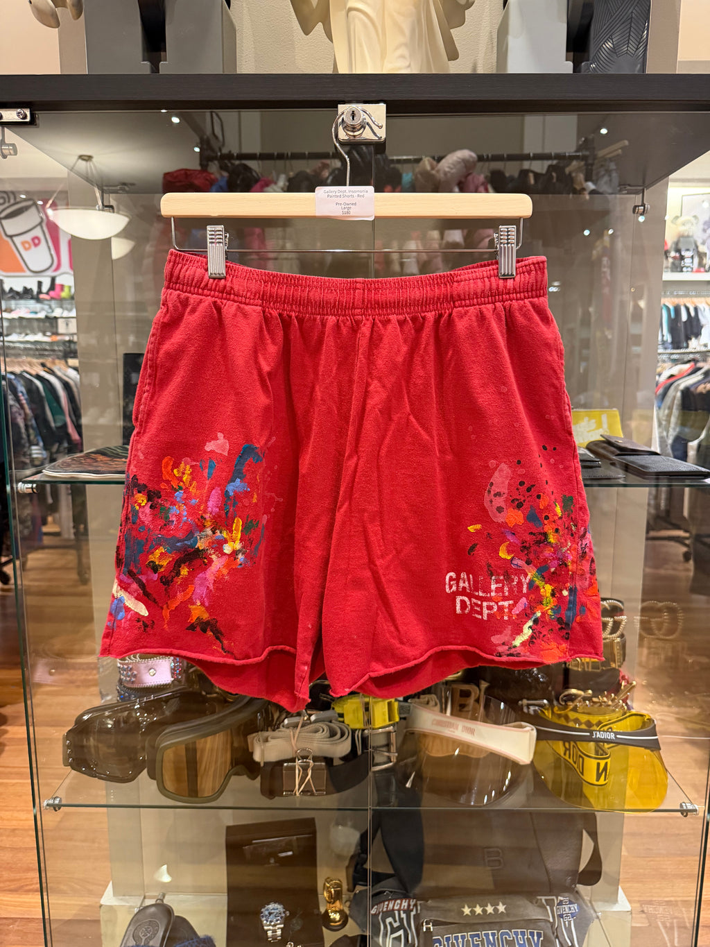 Gallery Dept. Insomnia Painted Shorts - Red