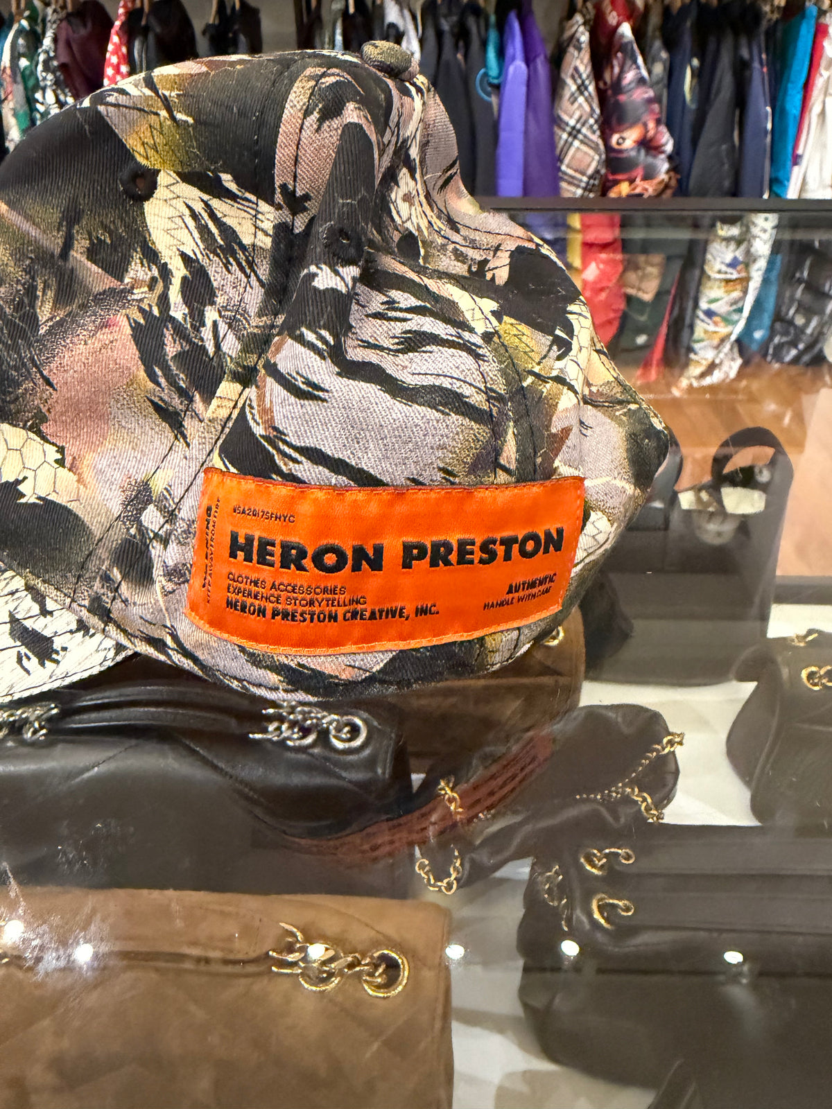Heron Preston Urban Camo Baseball Cap - Camo
