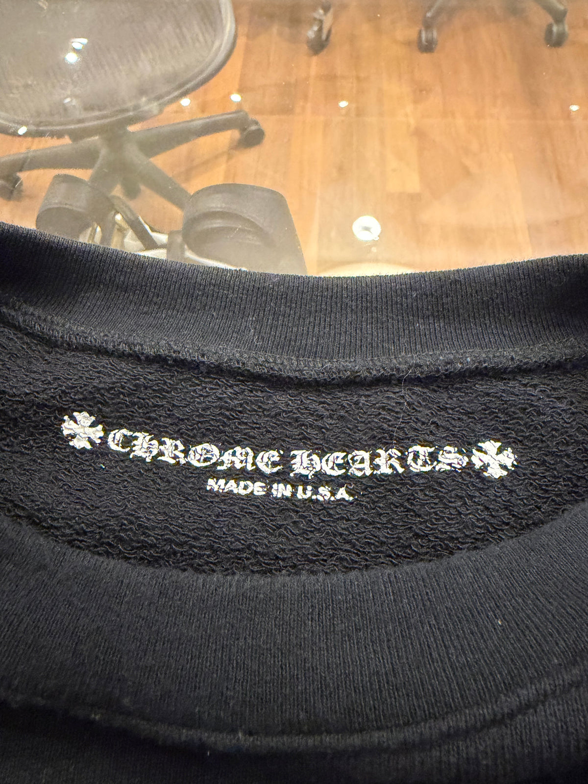 Chrome Hearts x Matty Boy Chomper Crewneck - Black