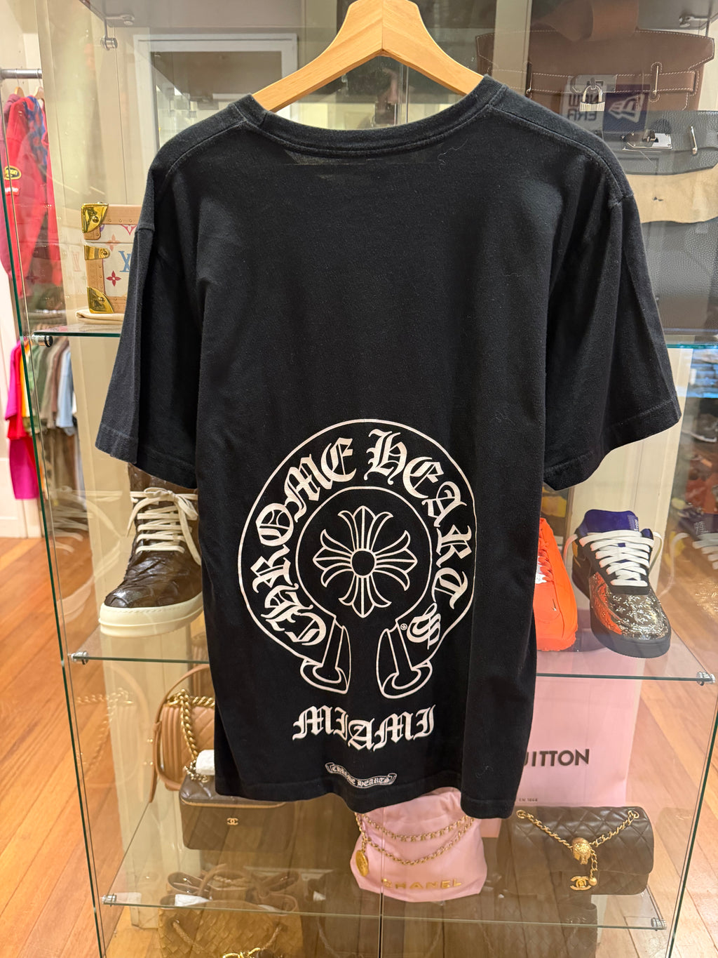 Chrome Hearts Miami Floral
Horseshoe Tee - Black