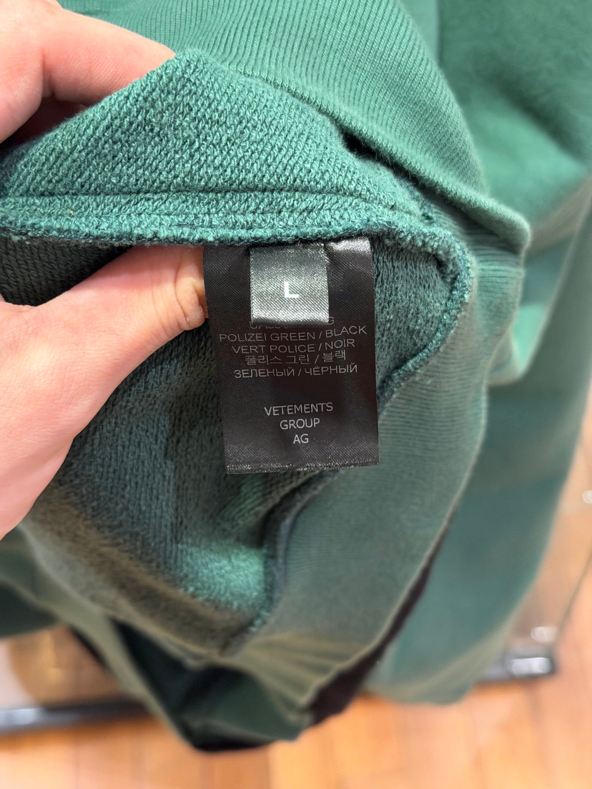 Vetements Polizel/Securite Double Crewneck