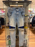 Amiri MX2 Moto Jeans - Blue Patch