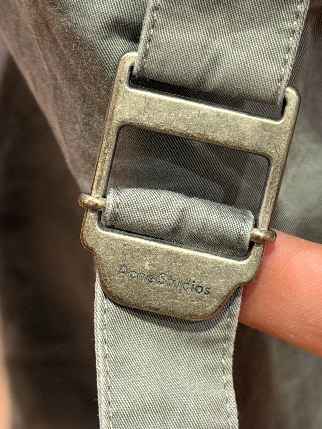 Acne Studios Cargo Joggers - Olive