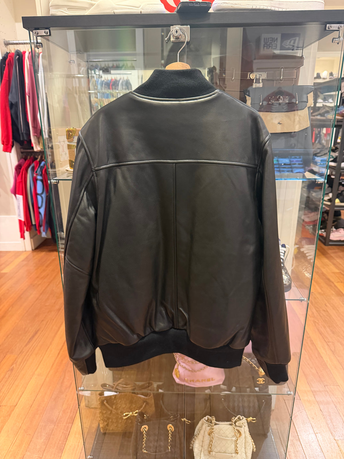 Billionaire Boys Club Golden Bear Leather Varsity Jacket